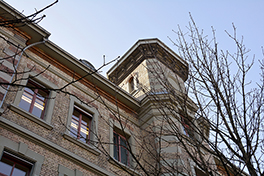 Engehaldeareal/Gebäude/Aussenansicht/Turm/Informatik und Mathematik