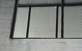 Bühlplatzareal/Zoologisches Institut/Innenansicht/Fenster mit Spiegelung