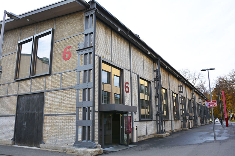 VonRoll/Aussenansicht/Hörraumgebäude/Backstein