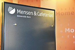 Mensa Gesellschaftsstrasse/Innenansicht/Momento/Anschlagebrett
