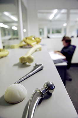 Forschung/Büro/Anatomie/Hüftgelenk/Knochen/Implantat